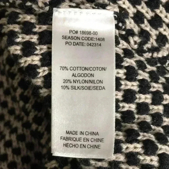 Splendid Dolman Sleeve Open Front Cardigan Sweater Jacket Size M - Picture 6 of 7